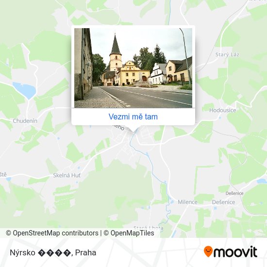 Nýrsko ���� mapa