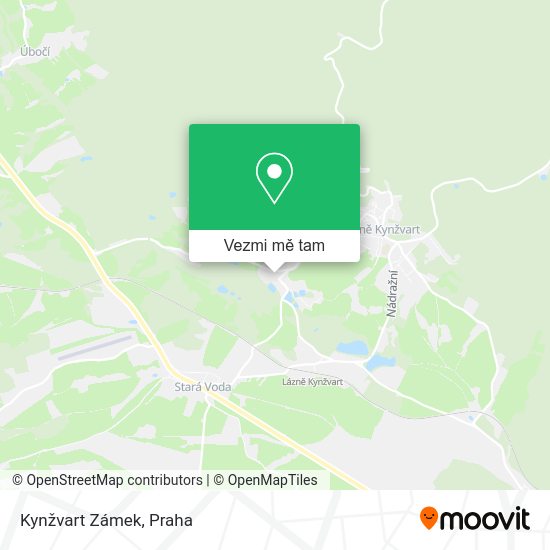 Kynžvart Zámek mapa