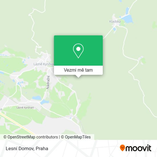 Lesní Domov mapa