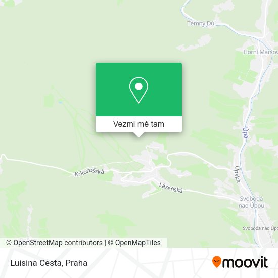 Luisina Cesta mapa