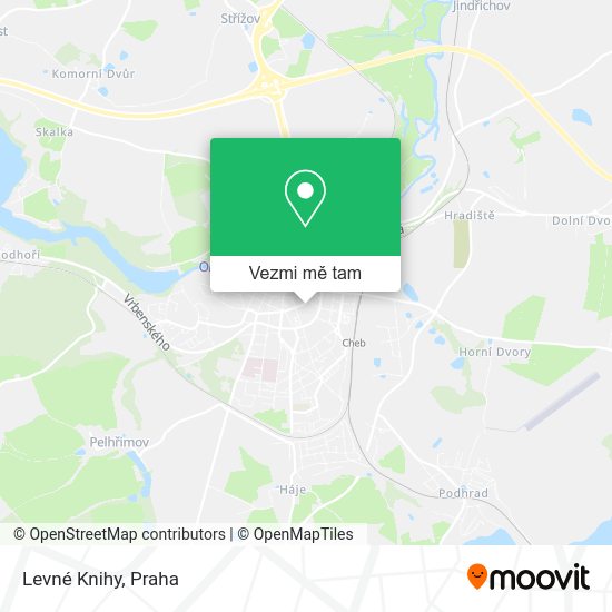 Levné Knihy mapa