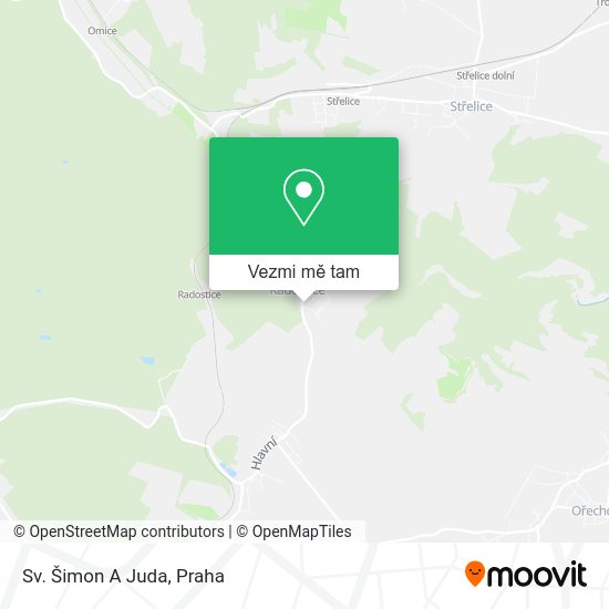 Sv. Šimon A Juda mapa