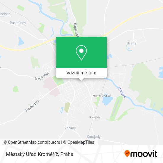Městský Úřad Kroměříž mapa