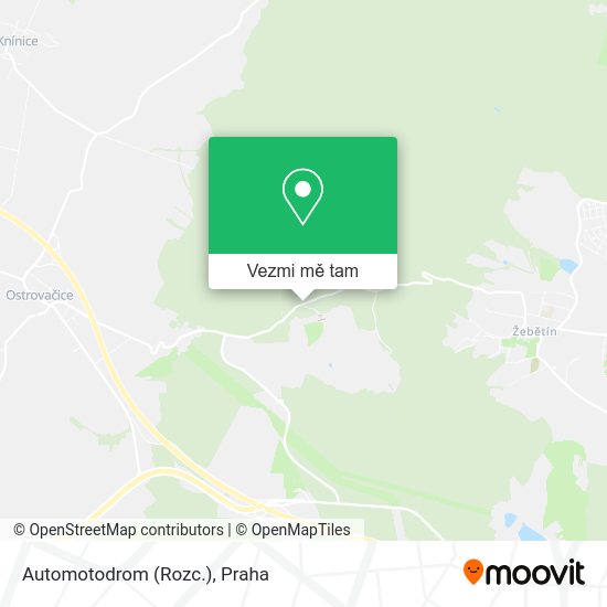 Automotodrom (Rozc.) mapa