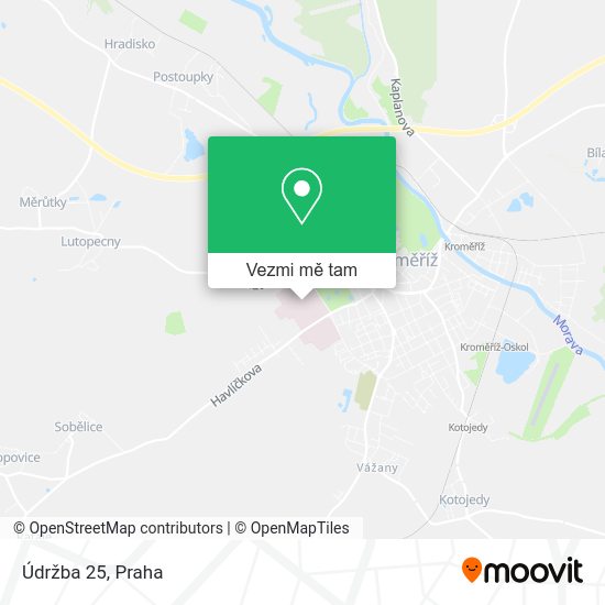 Údržba 25 mapa
