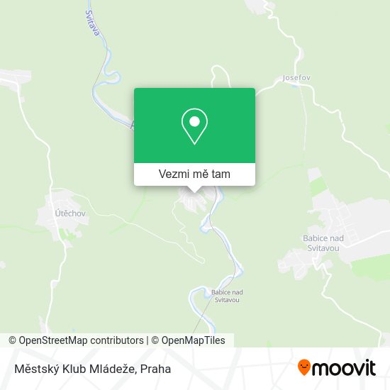 Městský Klub Mládeže mapa