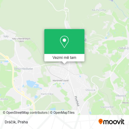 Dráčik mapa