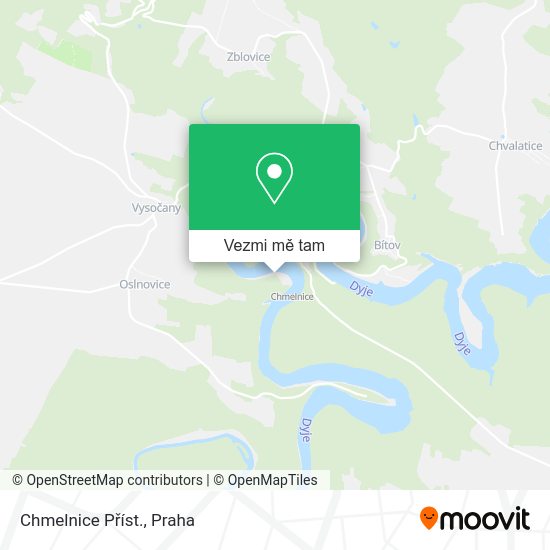 Chmelnice Příst. mapa