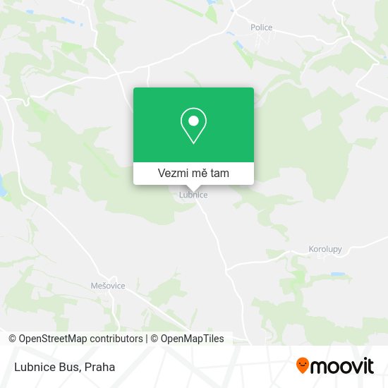 Lubnice Bus mapa