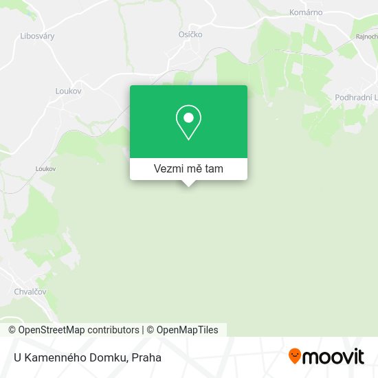 U Kamenného Domku mapa