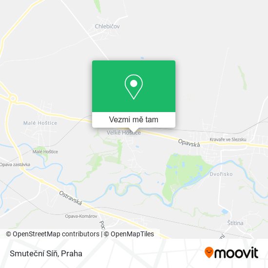 Smuteční Síň mapa