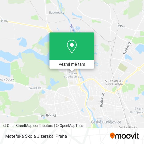 Mateřská Škola Jizerská mapa