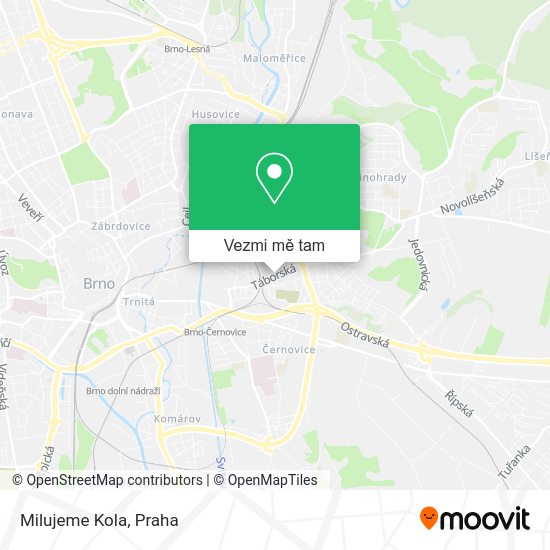Milujeme Kola mapa