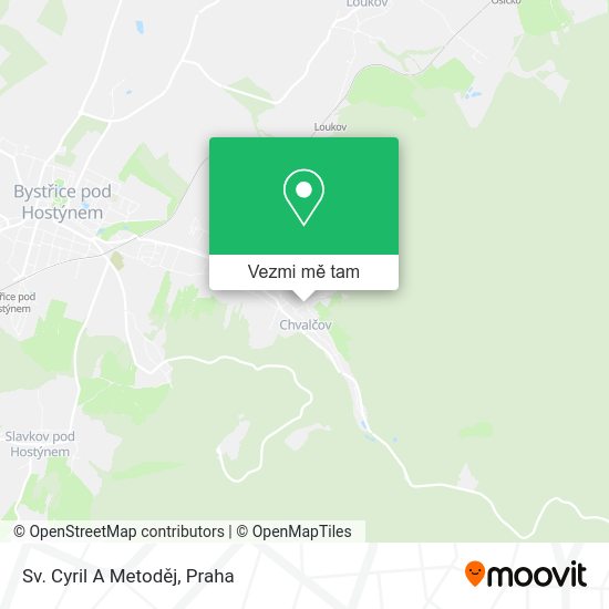 Sv. Cyril A Metoděj mapa