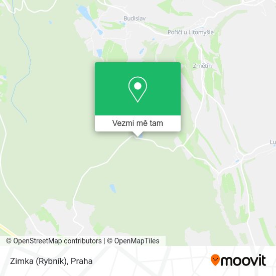 Zimka (Rybník) mapa