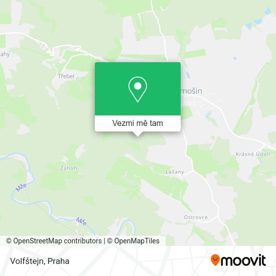 Volfštejn mapa
