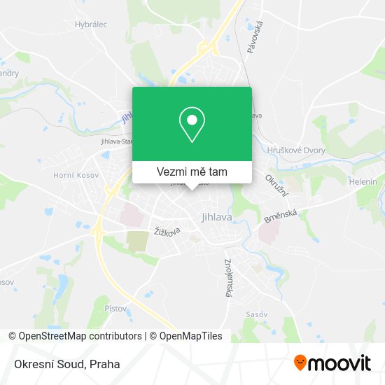 Okresní Soud mapa