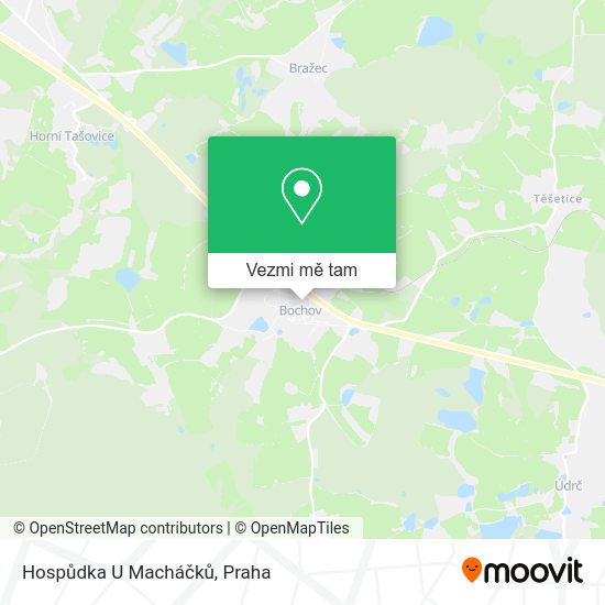 Hospůdka U Macháčků mapa
