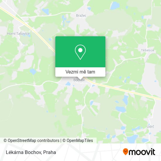 Lékárna Bochov mapa