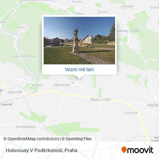 Holovousy V Podkrkonoší mapa