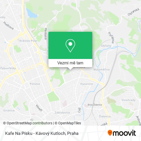 Kafe Na Písku - Kávový Kutloch mapa