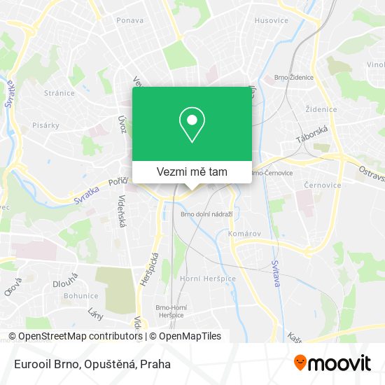 Eurooil Brno, Opuštěná mapa