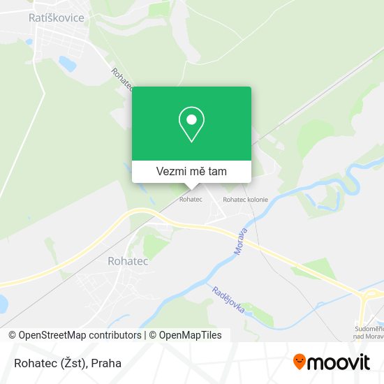 Rohatec (Žst) mapa