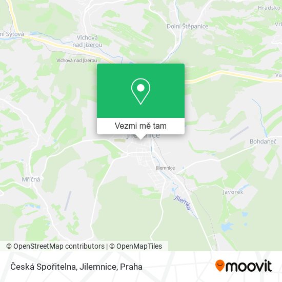 Česká Spořitelna, Jilemnice mapa