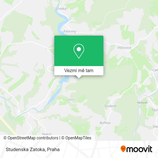 Studenska Zatoka mapa