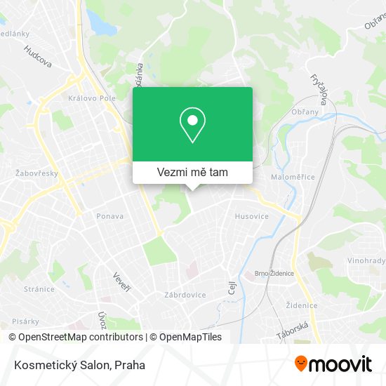 Kosmetický Salon mapa