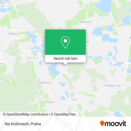 Na Kotlovech mapa