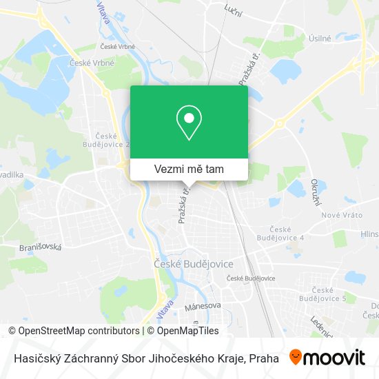 Hasičský Záchranný Sbor Jihočeského Kraje mapa