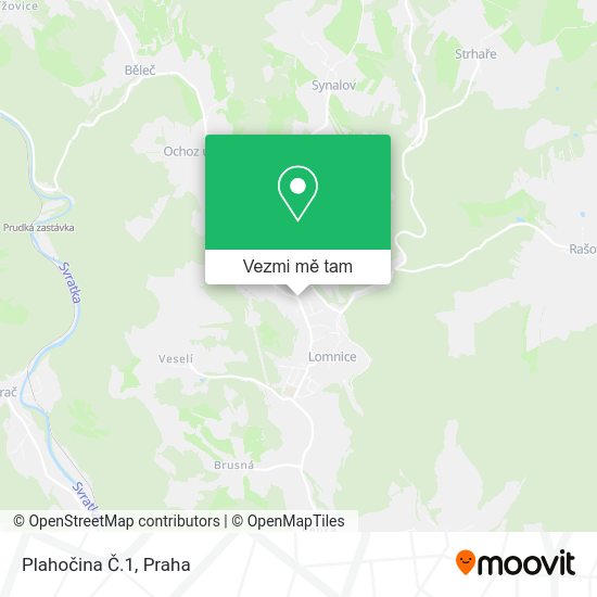 Plahočina Č.1 mapa
