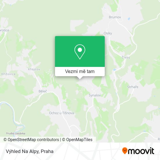 Výhled Na Alpy mapa