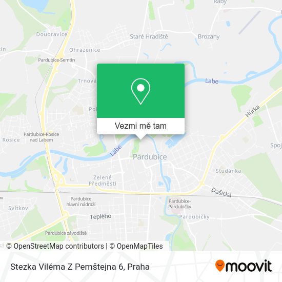 Stezka Viléma Z Pernštejna 6 mapa