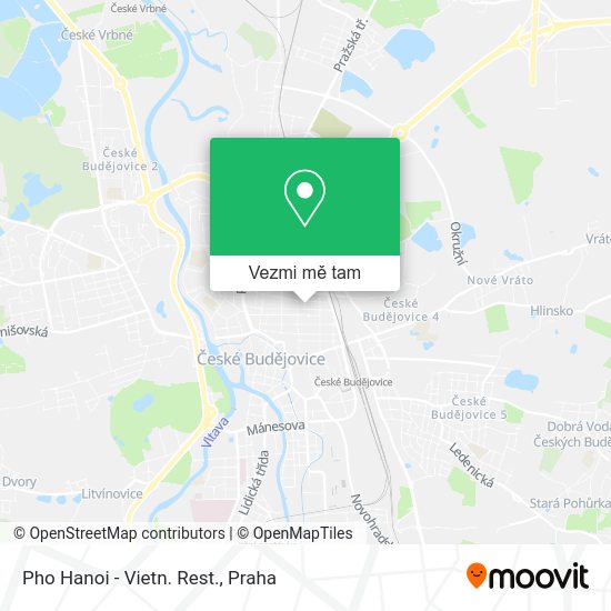 Pho Hanoi - Vietn. Rest. mapa