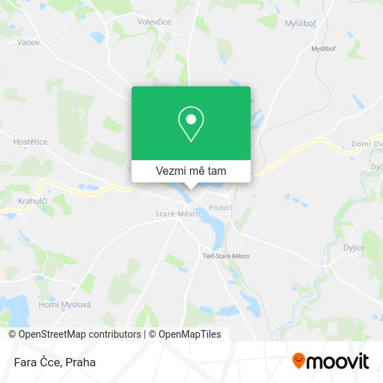 Fara Čce mapa