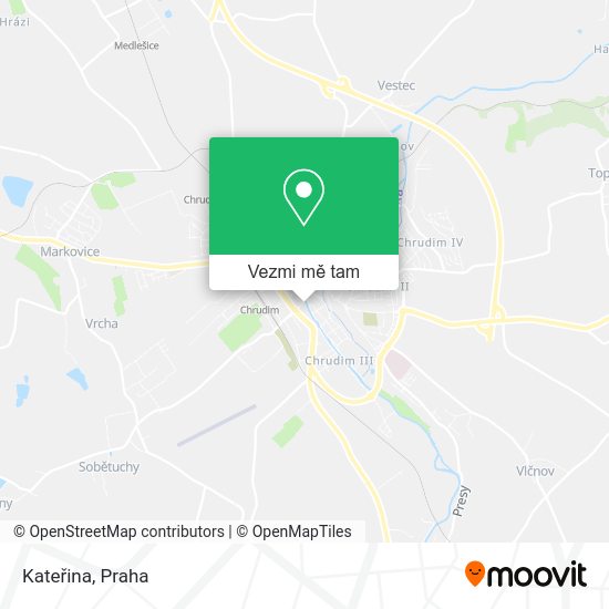 Kateřina mapa