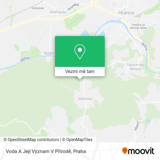 Voda A Její Význam V Přírodě mapa