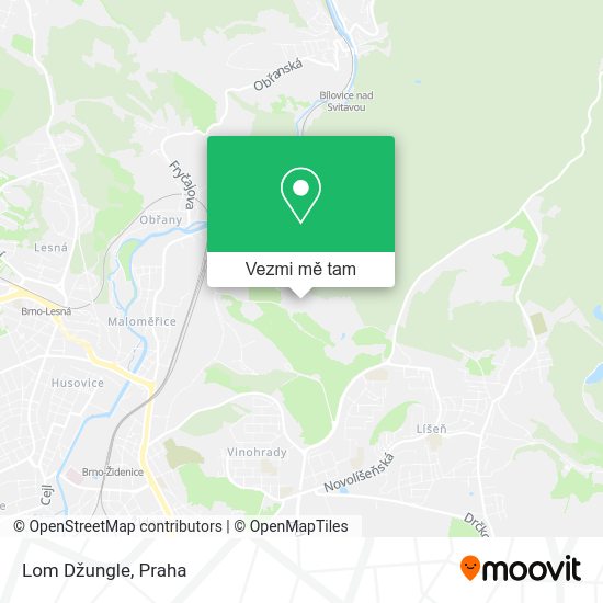 Lom Džungle mapa