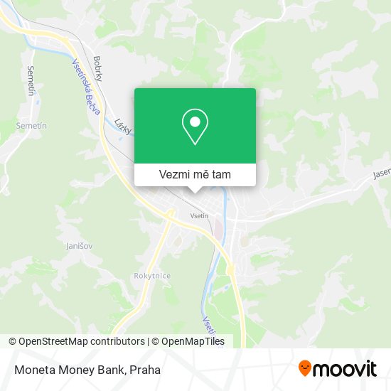 Moneta Money Bank mapa