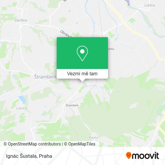 Ignác Šustala mapa