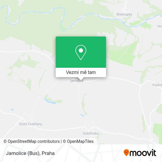 Jamolice (Bus) mapa