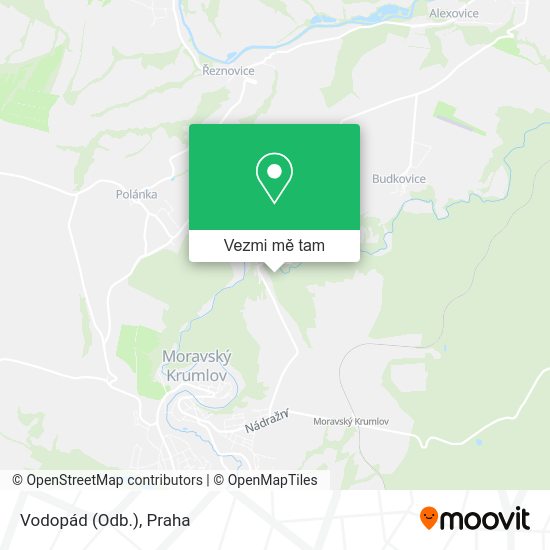 Vodopád (Odb.) mapa