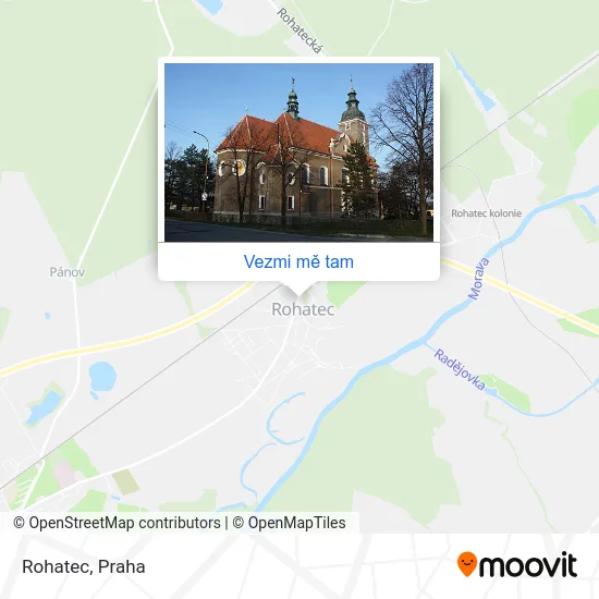 Rohatec mapa