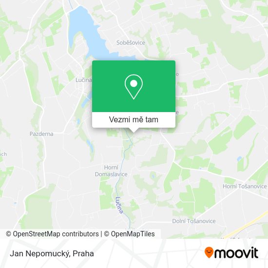 Jan Nepomucký mapa