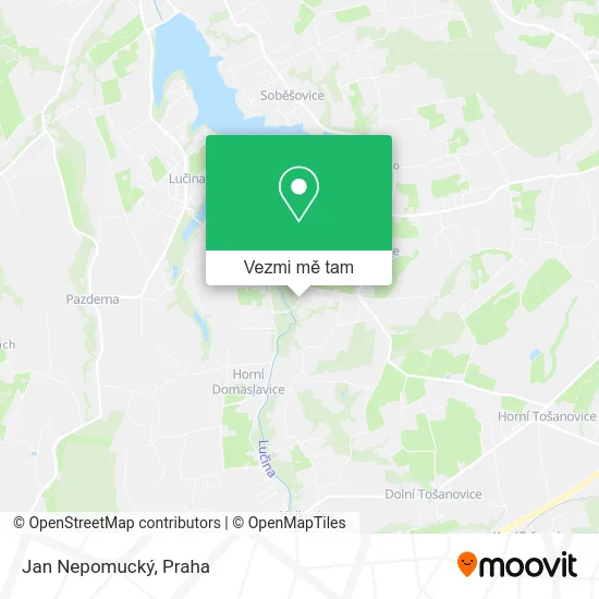 Jan Nepomucký mapa