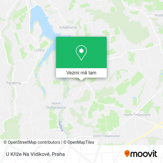 U Kříže Na Vidíkově mapa