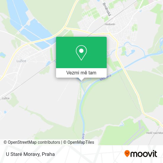 U Staré Moravy mapa