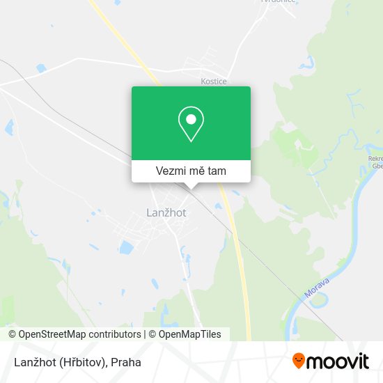 Lanžhot (Hřbitov) mapa